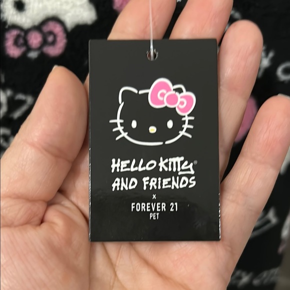 Hello Kitty Black and Pink Short Sleeve Tee for Small Pets - Picture 4 of 10